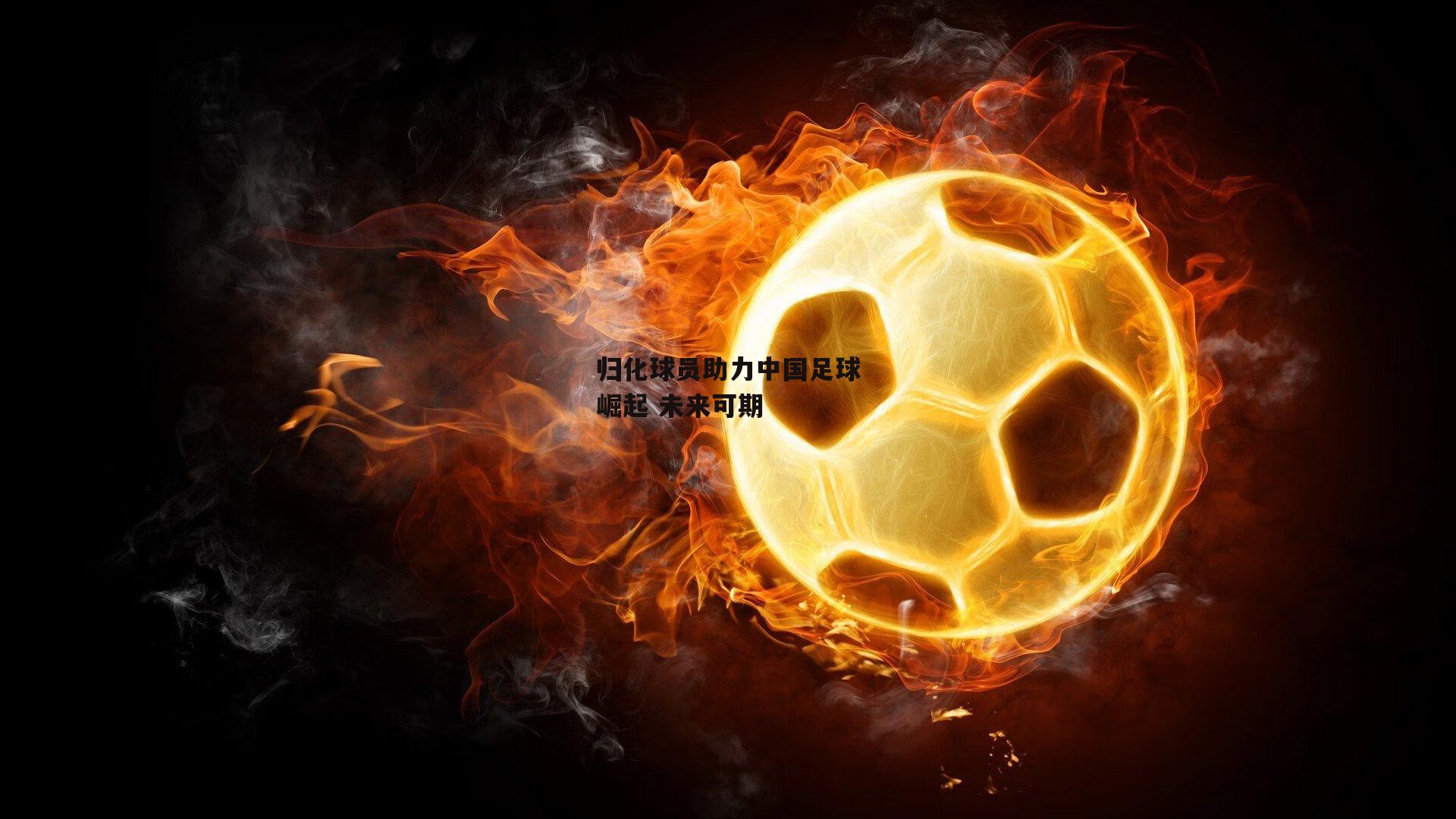 归化球员助力中国足球崛起 未来可期